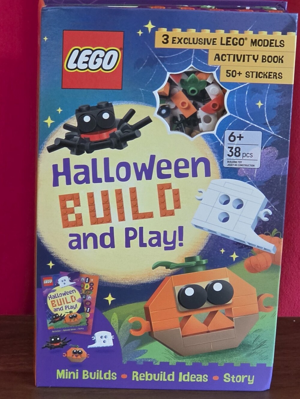 LEGO Halloween Build and Play! Activity Book + 3 Lego Models and Stickers